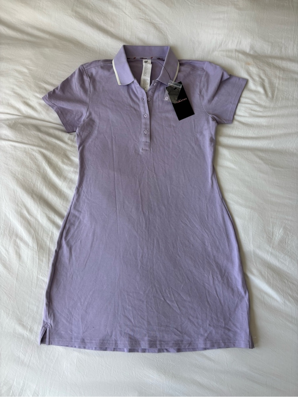 Fabletics Lavender Polo Mini Dress NWT Size XS